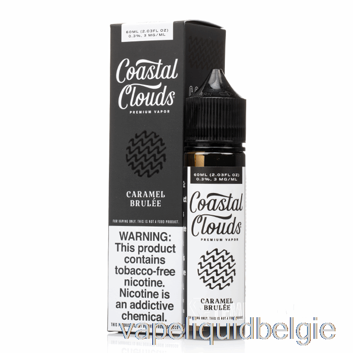 Vape België Caramel Brulee - Kustwolken Co. - 60 Ml 3 Mg